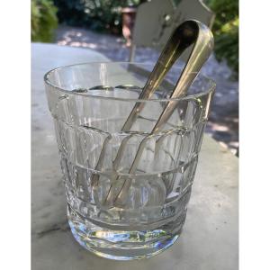 Baccarat Ice Bucket Charmes Model Cristallerie France Crystal Christofle Pinch