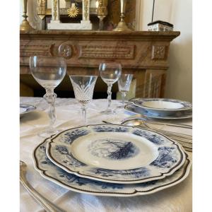 Maison Haviland Colisée Model 47-piece Dinnerware Limoges Porcelain France