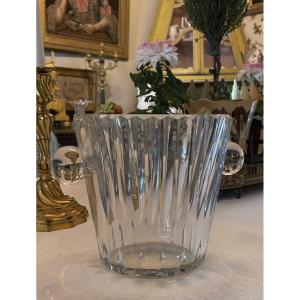 Champagne Bucket From The Baccarat Crystal Works, France. 