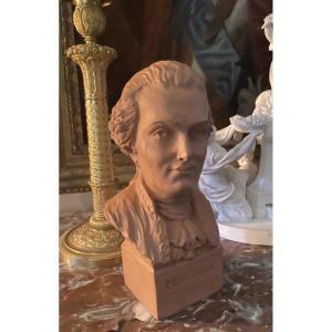 Terracotta Bust Of Mozart By Henri Onesto 