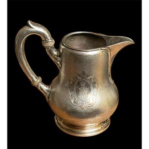 Milk Jug With Figures Of Henri V Comte De Chambord Historical Souvenir Noble Crown