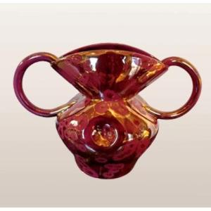 Puisaye Sandstone Vase By Michel Pointu