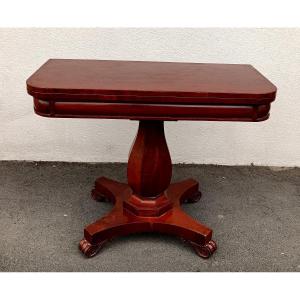 Victorian Mahogany Games Table