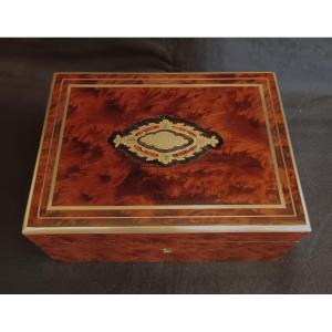 Marquetry Box From The Napoleon III Period