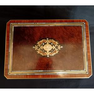 Napoleon III Marquetry Box.
