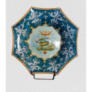 Decorative Plate In Blois Earthenware