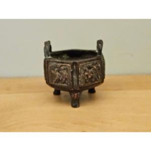 19th Century Bronze Incense Burner