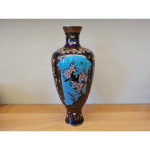 Large 19th-century Japanese Cloisonné Vase