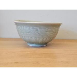 Large Antique Celadon Bowl