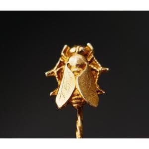 Tie Pin, 18 Carat Gold.