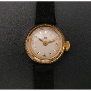 Lip Mini Vintage Watch In 18 Carat Gold, Circa 1960. 