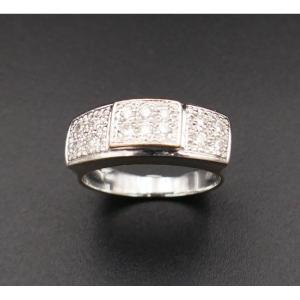 Diamond Ring, 18k White Gold.