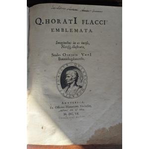 Q. Horati Flacci Emblemata. 1607.