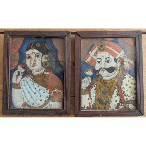 Fixed Under Glass. Indian School, 19th Century.