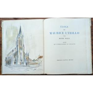 Praise Of Maurice Utrillo.. René Willy. 1956.