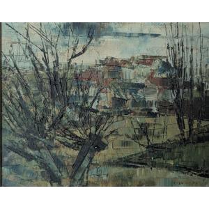 Fischman. Bouchard Island. Oil On Canvas.