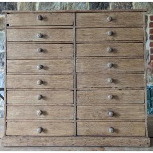 Small Piece Of Trade Furniture. Watchmaker's Layette.