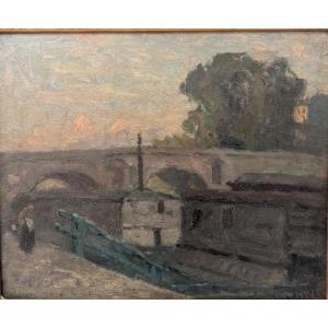 The Marie Bridge. Henri Bernard Calvet.