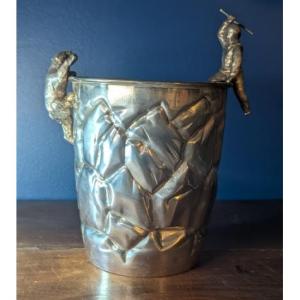 Wine Cooler/ice Bucket. Wmf. Silver-plated Metal