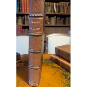 Japan Travels Around The World. Wilhelm Heine. Rare French First Edition