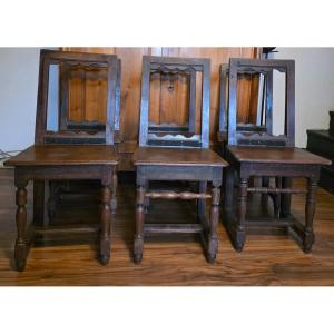 Set Of 6 Lorraine Chairs. 18th Century.