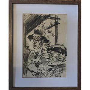 Pierre Le Trividic (rouen School). Hubert And Geoffroy.