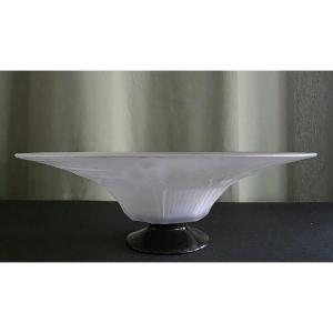 Coupe Vercais. ( French Glass).