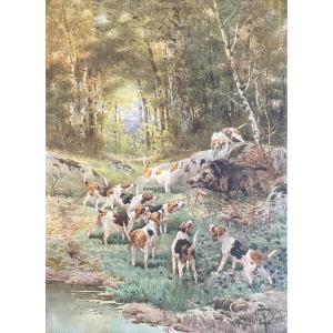 Hippolyte Gide, Wild Boar Farm