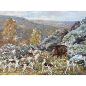 Paul Tavernier, Wild Boar Hunting