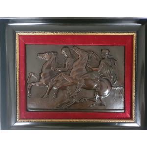 Bronze Bass Relief