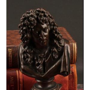 Jean Racine, Bust  By Barbedienne 
