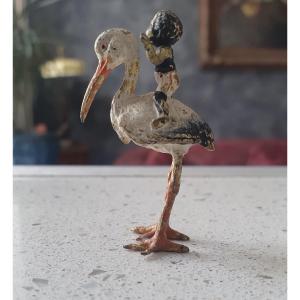 Vienna Bronze Stork