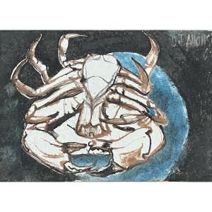 Allonsius Daniel Jacques (1923 - 1995) - The Crab - Curiosity 