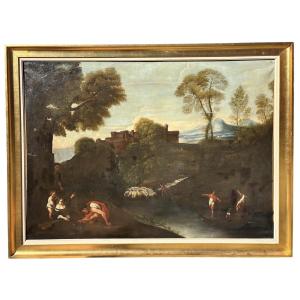 Large Painting From The 18th Century After Dominiquin