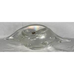 Murano Glass Seashell Signed Licio Zanetti 