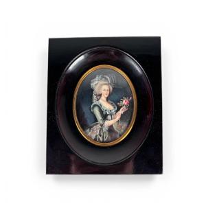 Miniature Painted On Ivory After Vigée Le Brun