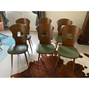 Six Baumann Chairs Gentian Model