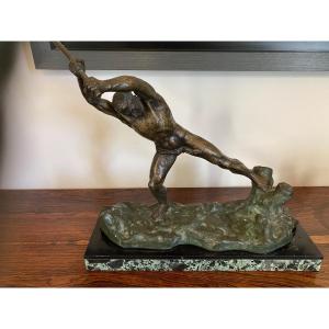 Ghanu Gantcheff Bronze The Woodcutter 1930