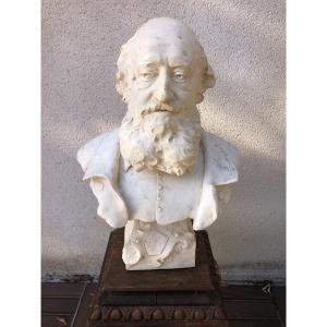 Claude André Férigoule Bust In Patinated Plaster