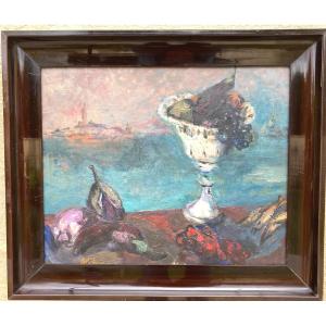 Lélo Fiaux (1909-1964) - View Of Venice - Swiss School