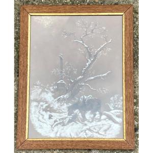 Drawing - Achille Etna Michallon - Horse At The Rider's Bedside