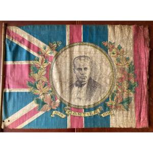 Cartier Flag 1814 1914 - Sir George-etienne Cartier - Quebec Canada