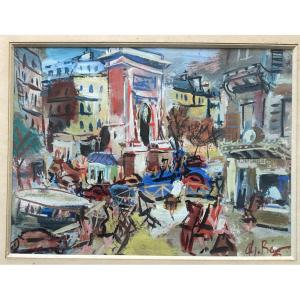 Charles Bégo - La Porte St Denis - Paris