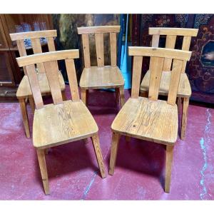 5 Vintage Werner West Chairs 