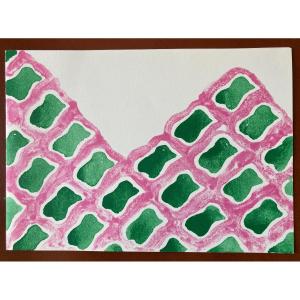 Screen Printing And Mail - Claude Viallat