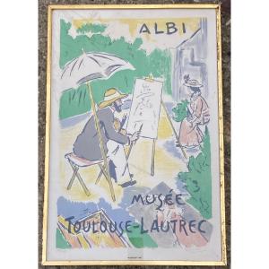 Lithograph, Albi Museum Toulouse Lautrec - Edouard Julien (1883-1966)