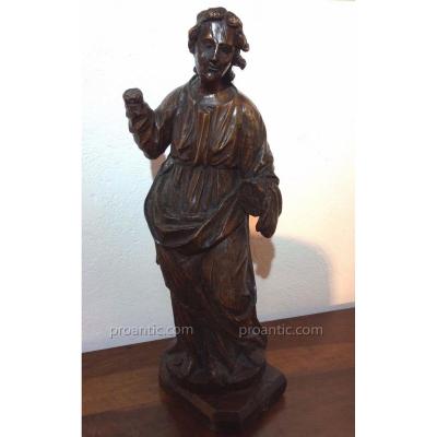 Sculpture Saint John The Baptist - 16th