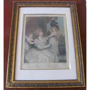 18th Century Engraving - The Countess Of Harrington - Francesco Bartolozzi