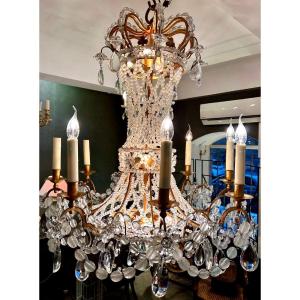 Louis XIV Lace Chandelier From Maison Delisle