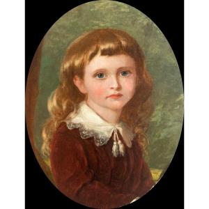 English School Circa 1830, Portrait Of A Child, Oil
